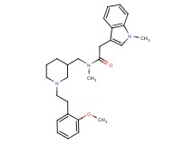 N-({1-[2-(2-methoxyphenyl)ethyl]-3-piperidinyl}methyl)-N-methyl-2-(1-methyl-1H-indol-3-yl)acetamide