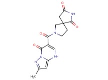 7-[(2-methyl-7-oxo-4,7-dihydropyrazolo[1,5-a]pyrimidin-6-yl)carbonyl]-2,7-diazaspiro[4.4]nonane-1,3-dione