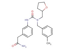 2-[3-({[(3-methylbenzyl)(tetrahydrofuran-2-ylmethyl)amino]carbonyl}amino)phenyl]acetamide