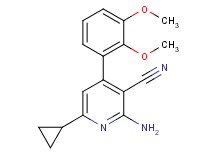 2-amino-6-cyclopropyl-4-(2,3-dimethoxyphenyl)nicotinonitrile