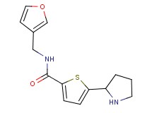 N-(3-furylmethyl)-5-(2-pyrrolidinyl)-2-thiophenecarboxamide trifluoroacetate