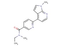 N-ethyl-N-methyl-6-(1-methyl-1H-pyrrolo[2,3-b]pyridin-4-yl)nicotinamide