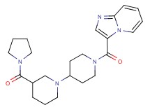 1'-(imidazo[1,2-a]pyridin-3-ylcarbonyl)-3-(pyrrolidin-1-ylcarbonyl)-1,4'-bipiperidine
