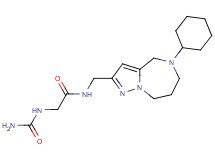 N~2~-(aminocarbonyl)-N~1~-[(5-cyclohexyl-5,6,7,8-tetrahydro-4H-pyrazolo[1,5-a][1,4]diazepin-2-yl)methyl]glycinamide