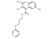 2,3,6-trimethyl-N-[3-(3-pyridinylamino)propyl]-4-quinolinecarboxamide