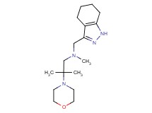 N,2-dimethyl-2-morpholin-4-yl-N-(4,5,6,7-tetrahydro-1H-indazol-3-ylmethyl)propan-1-amine