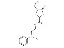 1-ethyl-N-{2-[methyl(phenyl)amino]ethyl}-5-oxo-3-pyrrolidinecarboxamide