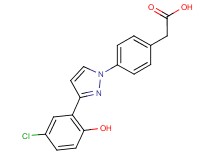 {4-[3-(5-chloro-2-hydroxyphenyl)-1H-pyrazol-1-yl]phenyl}acetic acid