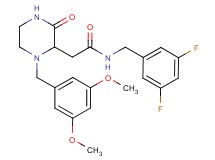 N-(3,5-difluorobenzyl)-2-[1-(3,5-dimethoxybenzyl)-3-oxo-2-piperazinyl]acetamide