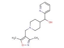 {1-[(3,5-dimethylisoxazol-4-yl)methyl]piperidin-4-yl}(pyridin-2-yl)methanol