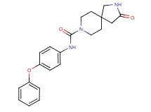3-oxo-N-(4-phenoxyphenyl)-2,8-diazaspiro[4.5]decane-8-carboxamide