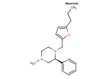 (2S)-4-methyl-2-phenyl-1-[(5-propyl-2-furyl)methyl]piperazine