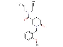 N-allyl-1-(2-methoxybenzyl)-6-oxo-N-2-propyn-1-yl-3-piperidinecarboxamide
