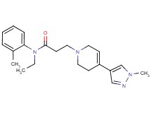N-ethyl-N-(2-methylphenyl)-3-[4-(1-methyl-1H-pyrazol-4-yl)-3,6-dihydropyridin-1(2H)-yl]propanamide