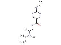 2-(ethylamino)-N-{2-[methyl(phenyl)amino]propyl}-5-pyrimidinecarboxamide