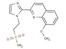 8-methoxy-2-{1-[2-(methylsulfonyl)ethyl]-1H-imidazol-2-yl}quinoline