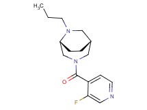(1R*,5R*)-3-(3-fluoroisonicotinoyl)-6-propyl-3,6-diazabicyclo[3.2.2]nonane