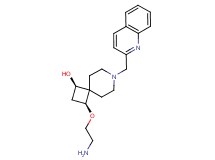rel-(1R,3S)-3-(2-aminoethoxy)-7-(2-quinolinylmethyl)-7-azaspiro[3.5]nonan-1-ol dihydrochloride