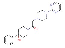 4-phenyl-1-{[4-(2-pyrimidinyl)-1-piperazinyl]acetyl}-4-piperidinol