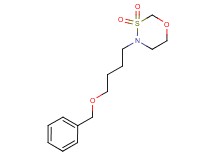 4-[4-(benzyloxy)butyl]-1,3,4-oxathiazinane 3,3-dioxide