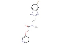 N-[2-(5-fluoro-1H-benzimidazol-2-yl)ethyl]-N-methyl-2-(pyridin-3-yloxy)acetamide