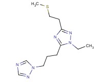 1-ethyl-3-[2-(methylthio)ethyl]-5-[3-(1H-1,2,4-triazol-1-yl)propyl]-1H-1,2,4-triazole