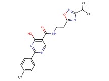 4-hydroxy-N-[2-(3-isopropyl-1,2,4-oxadiazol-5-yl)ethyl]-2-(4-methylphenyl)pyrimidine-5-carboxamide