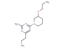 2-[2-methyl-6-(3-propoxypiperidin-1-yl)pyrimidin-4-yl]ethanamine