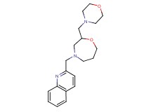 2-{[2-(morpholin-4-ylmethyl)-1,4-oxazepan-4-yl]methyl}quinoline