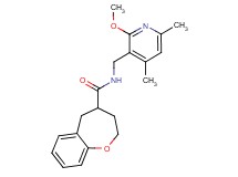 N-[(2-methoxy-4,6-dimethylpyridin-3-yl)methyl]-2,3,4,5-tetrahydro-1-benzoxepine-4-carboxamide