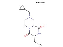(3S,9aR)-8-(cyclopropylmethyl)-3-ethyltetrahydro-2H-pyrazino[1,2-a]pyrazine-1,4(3H,6H)-dione