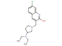 7-chloro-3-{[3-(diethylamino)-1-pyrrolidinyl]methyl}-2-quinolinol