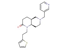 (4aS*,8aR*)-6-(pyridin-3-ylmethyl)-1-[2-(2-thienyl)ethyl]octahydro-1,6-naphthyridin-2(1H)-one