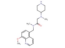 N~1~-[(8-methoxyquinolin-5-yl)methyl]-N~1~,N~2~-dimethyl-N~2~-piperidin-4-ylglycinamide