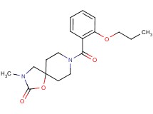 3-methyl-8-(2-propoxybenzoyl)-1-oxa-3,8-diazaspiro[4.5]decan-2-one
