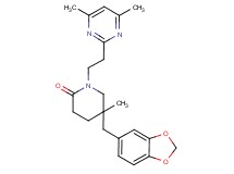 5-(1,3-benzodioxol-5-ylmethyl)-1-[2-(4,6-dimethylpyrimidin-2-yl)ethyl]-5-methylpiperidin-2-one