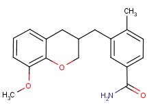 3-[(8-methoxy-3,4-dihydro-2H-chromen-3-yl)methyl]-4-methylbenzamide