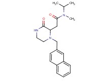N-isopropyl-N-methyl-2-[1-(2-naphthylmethyl)-3-oxo-2-piperazinyl]acetamide