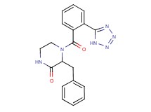 3-benzyl-4-[2-(1H-tetrazol-5-yl)benzoyl]piperazin-2-one