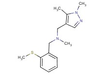 1-(1,5-dimethyl-1H-pyrazol-4-yl)-N-methyl-N-[2-(methylthio)benzyl]methanamine