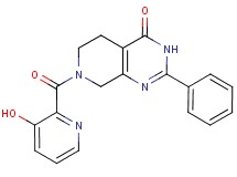 7-[(3-hydroxypyridin-2-yl)carbonyl]-2-phenyl-5,6,7,8-tetrahydropyrido[3,4-d]pyrimidin-4(3H)-one