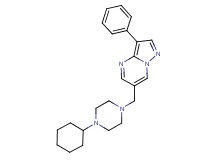 6-[(4-cyclohexylpiperazin-1-yl)methyl]-3-phenylpyrazolo[1,5-a]pyrimidine