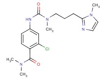 2-chloro-N,N-dimethyl-4-[({methyl[3-(1-methyl-1H-imidazol-2-yl)propyl]amino}carbonyl)amino]benzamide
