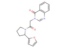 3-{2-[2-(2-furyl)-1-pyrrolidinyl]-2-oxoethyl}-4(3H)-quinazolinone