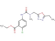 ethyl 2-chloro-5-({[[(5-ethyl-1,3,4-oxadiazol-2-yl)methyl](methyl)amino]carbonyl}amino)benzoate