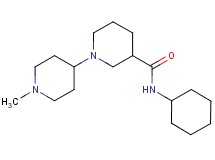 N-cyclohexyl-1'-methyl-1,4'-bipiperidine-3-carboxamide