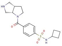 N-cyclobutyl-4-[rel-(3aS,6aS)-hexahydropyrrolo[3,4-b]pyrrol-1(2H)-ylcarbonyl]benzenesulfonamide hydrochloride