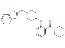 1-(1-benzofuran-2-ylmethyl)-4-[2-(1-piperidinylcarbonyl)phenoxy]piperidine