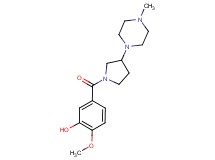2-methoxy-5-{[3-(4-methylpiperazin-1-yl)pyrrolidin-1-yl]carbonyl}phenol
