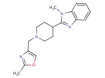 1-methyl-2-{1-[(2-methyl-1,3-oxazol-4-yl)methyl]-4-piperidinyl}-1H-benzimidazole